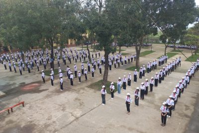 HỌC SINH TRƯỜNG THCS YÊN THỌ ĐỒNG DIỄN ” TIẾN BƯỚC LÊN ĐOÀN” 26/3