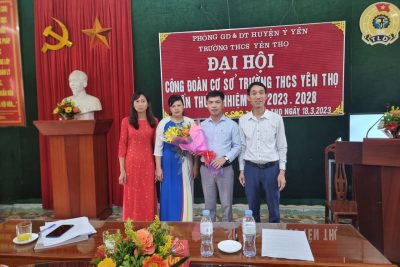 Đại hội công đoàn cơ sở trường THCS Yên Thọ lần thứ X nhiệm kỳ 2023 – 2024