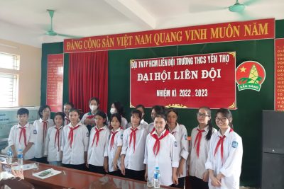 BAN CHỈ HUY LIÊN ĐỘI TRƯỞNG TRƯỜNG THCS YÊN THỌ NĂM HỌC 2022 – 2023